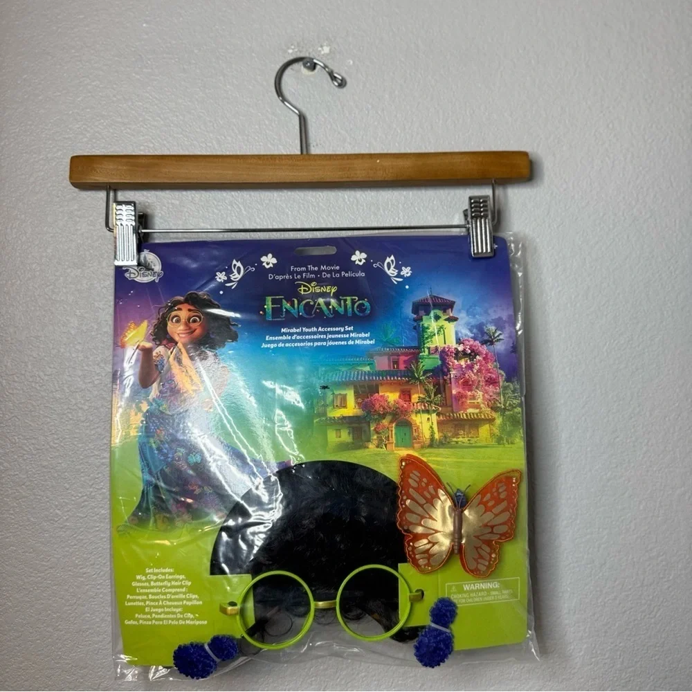 New Disney Parks Encanto Mirabel Youth Accessory Costume Set